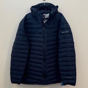 NWT Columbia Navy Blue ‘Slope Edge’ Hooded Jacket - Size 3X